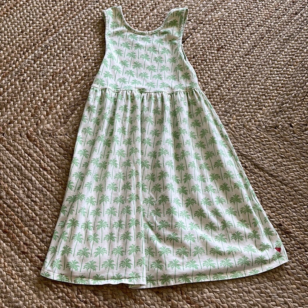 Pink Chicken palm tree dress size 12Y